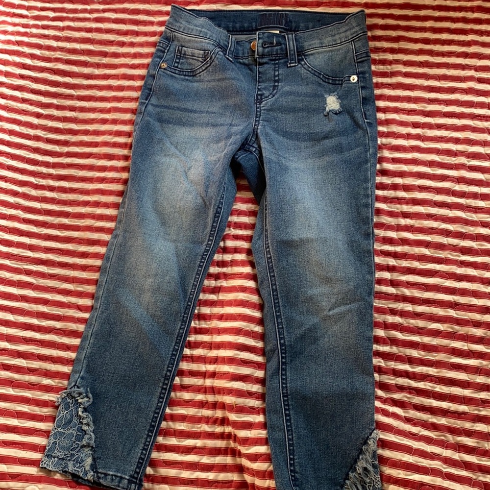 Girls size 10 justice jeans